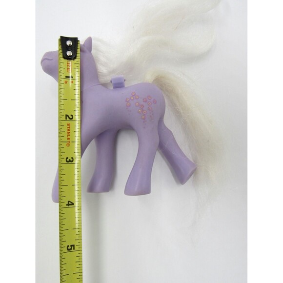 MLP Vintage My Little Pony Forget Me Not Flutter 1986 G1 Purple Collector Toy - Picture 14 of 14